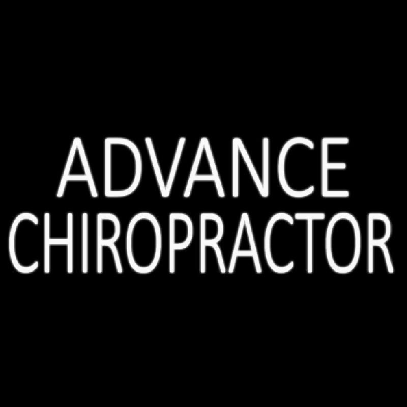 Advanced Chiropractor Handmade Art Neon Sign